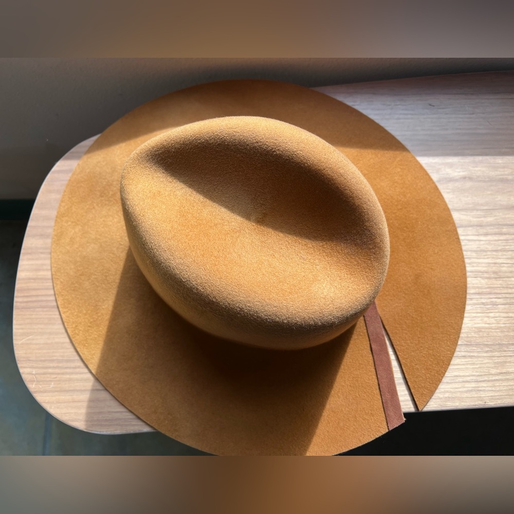 Wool Split Brim Fedora Hat